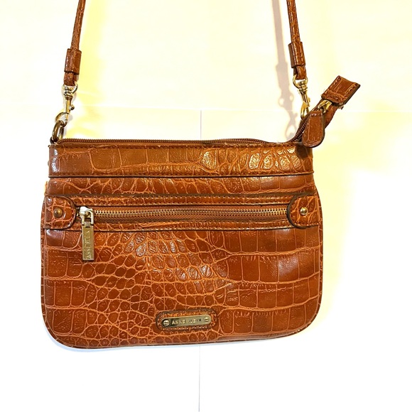 Anne Klein Women’s Handbag with Faux Alligator Accents - Picture 2 of 14